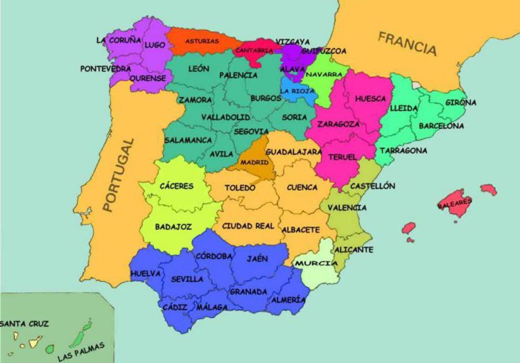 провинции испании