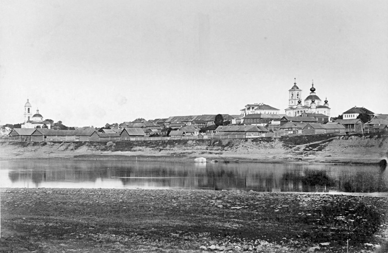 Достопримечательности Мышкина: Мышкин, старое фото 1903 года