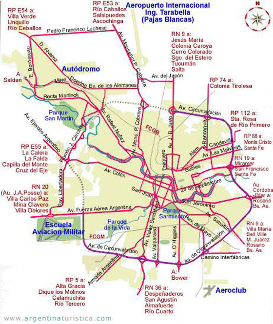 Large map of Cordoba 1