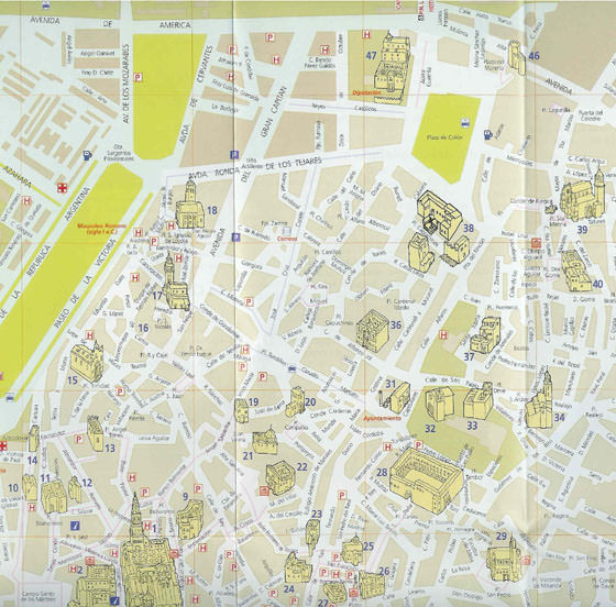 Detailed map of Cordoba 4