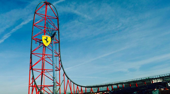 Ferrari land Barcelona