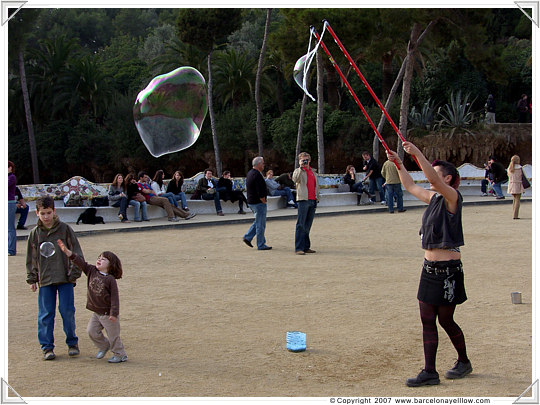 Even the bubbles are Gaudi