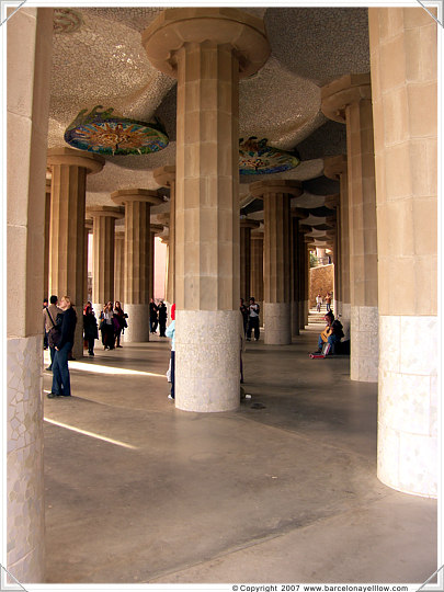 The Sala Hipóstila - Park Guell