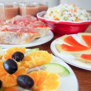 simple summer Spanish tapas (no cook)