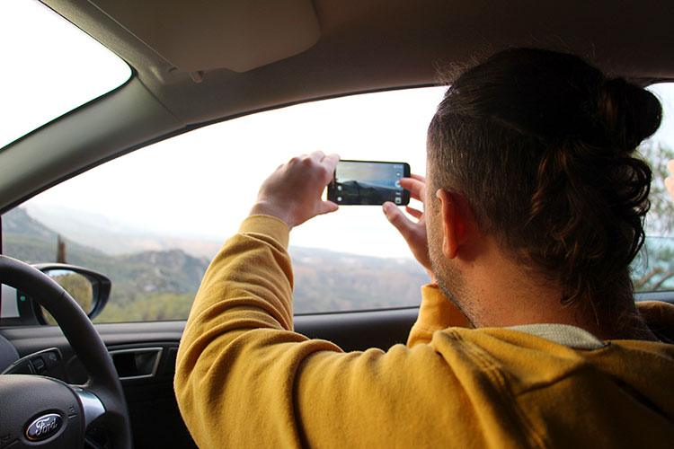 Вид с гор на Северном Кипре