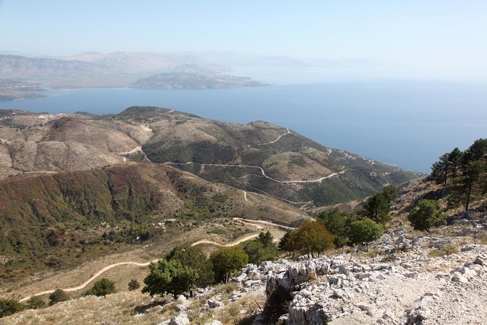 Вид с горы Пантократор