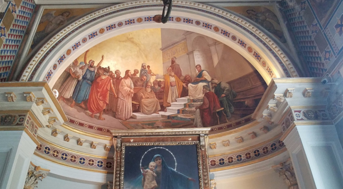 Роспись потолка