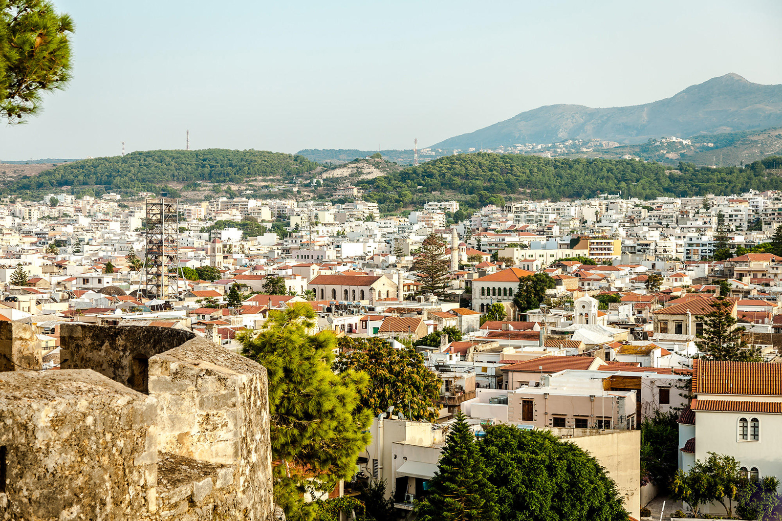 На фото город Ретимно, Крит Ретимно, Крит