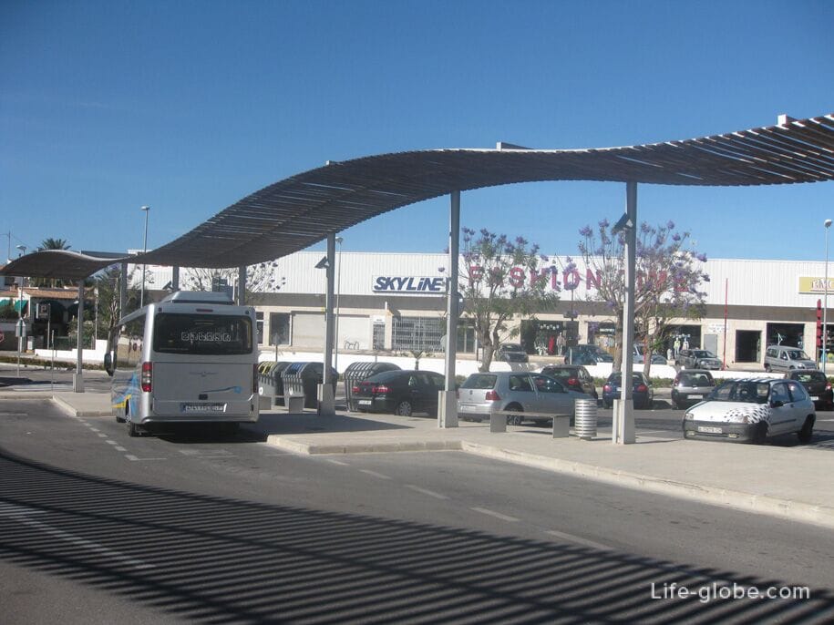 Автобусная станция в Кальпе
