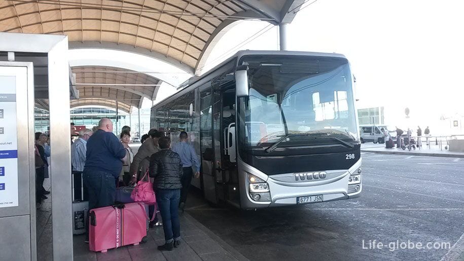 Автобус из аэропорта Аликанте в Торревьеху