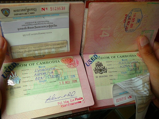 Камбоджа, виза