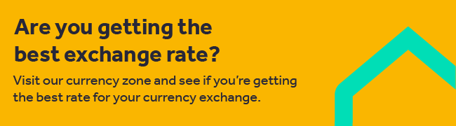 Visit our currency zone and see if you are getting the best rate for your currency exchange
