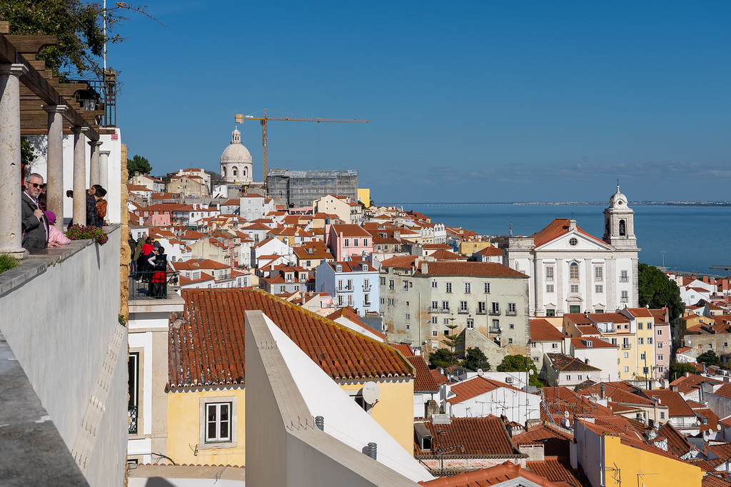 Miradouro de Santa Luzia in Lisbon