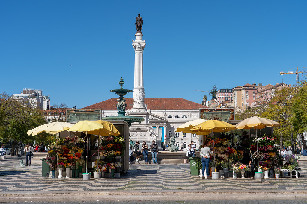 Rossio Square in Lisbon