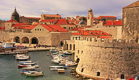 Oceania Cruises Old Harbour at Dubrovnik Croatia