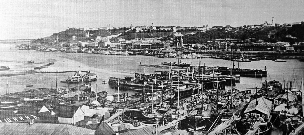 Панорама Нижнего Новгорода. 1890 год.