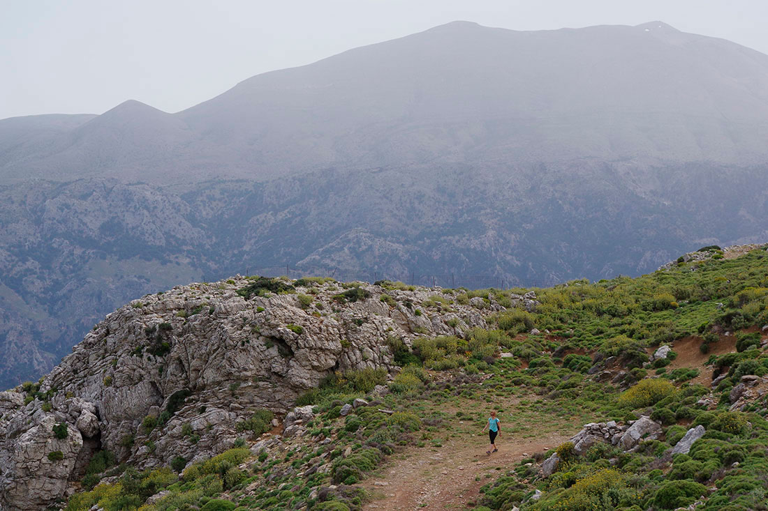 На вершине горы Ида