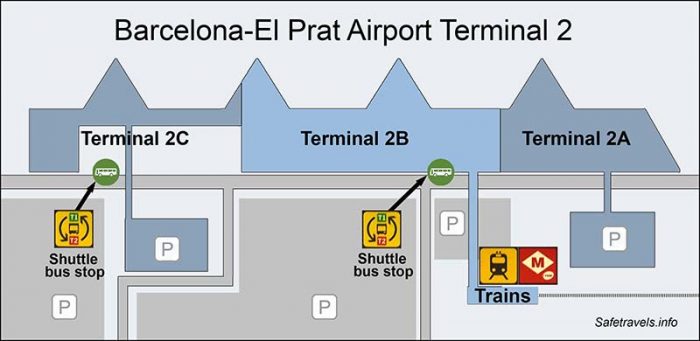 терминал 2 в аэропорту Эль-Прат