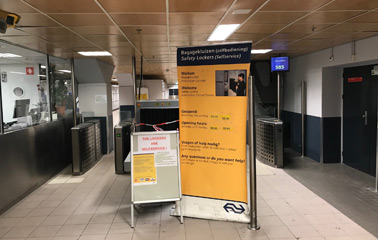 Amsterdam Centraal luggage lockers