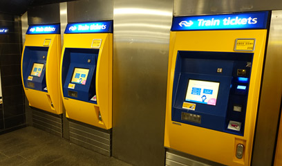 Entrance to the ticket counters