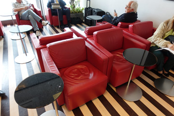 Inside the DB Lounge at Berlin Hbf