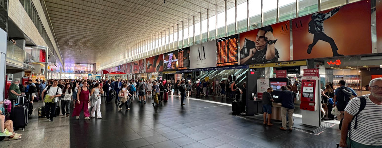 Middle concourse, Rome Termini