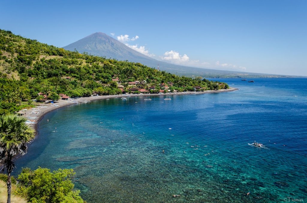 Stunning view of Amed in Bali